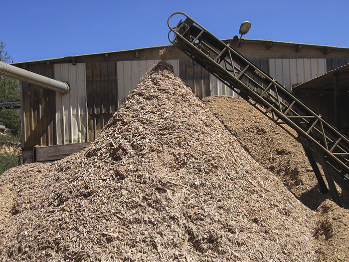 Astilla para la fabricacion de biomasa - pellets de madera